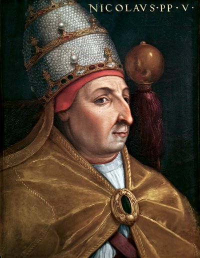 Retrato do Papa Nicolau V de Cristofano dell Altissimo
