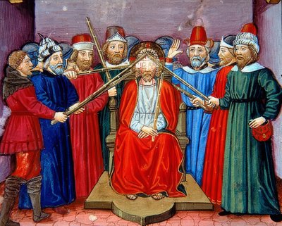 Coroação de espinhos (c.115v). 1476 de Cristoforo De Predis