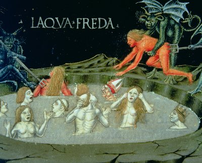 Fol.154r O Juízo Final: A Dor do Inferno (vellum) de Cristoforo De Predis