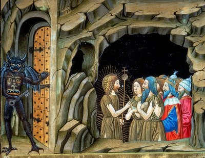 João Batista no Limbo (c.145r). 1476 de Cristoforo De Predis