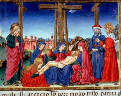 Kreuzabnahme (c.123r). 1476 de Cristoforo De Predis
