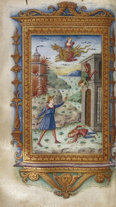 Morte dos filhos de Medéia Ilustração de The Heroides por Ovid, 1485-1499 de Cristoforo Majorana