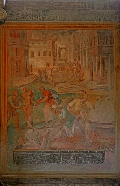 Martírio e mutilação de vários santos de Cristoforo and Tempesta, Antonio Roncalli