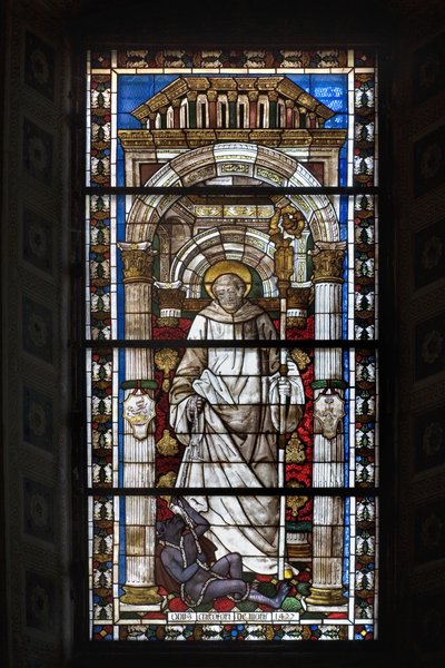 São Bernardo (vidro manchado) de Cristoforo de Mottis