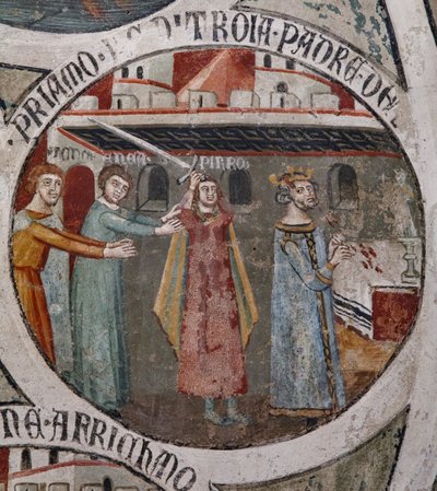 A morte de Príamo pela mão de Pirro, de Cristoforo di & Piero Meo di Bindoccio