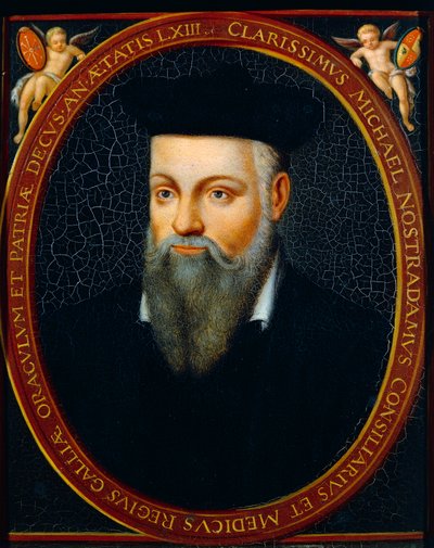 Retrato de Michel de Notre Dame chamado Nostradamus (Saint-Remy-de-Provence de César de Nostredame
