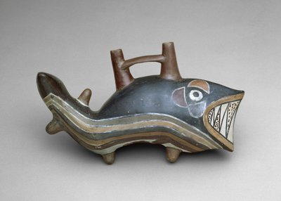 Navio de efígie de baleia assassina de Culture Nazca