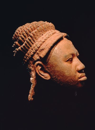Cabeça de rainha ioruba, de Ita Yemoo, Ife, Nigéria de Culture Yoruba