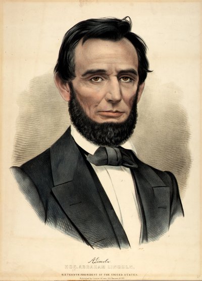 Abraham Lincoln, 16º Presidente de Currier and Ives