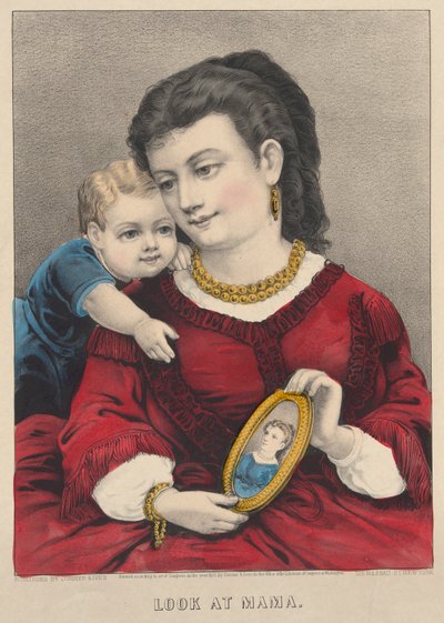 Olhe para a mamãe de Currier and Ives