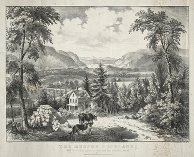 As Terras Altas de Hudson de Currier and Ives