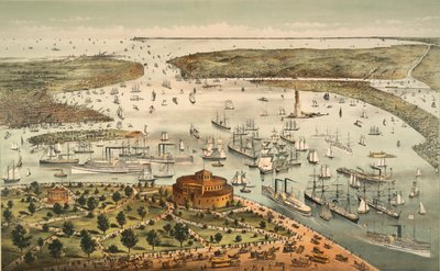 O Porto de Nova Iorque: O pássaro de Currier and Ives