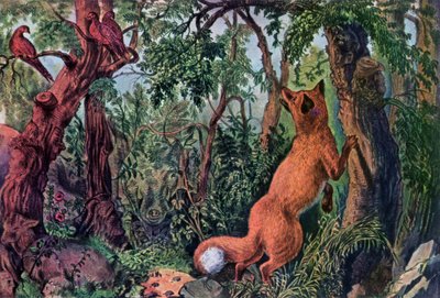 A raposa confusa, 1872. de Currier and Ives