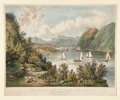 A paisagem do Hudson. Ver, Perto de Currier and Ives