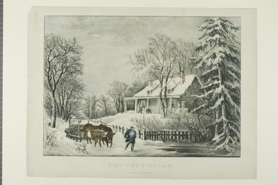A tempestade de neve de Currier and Ives