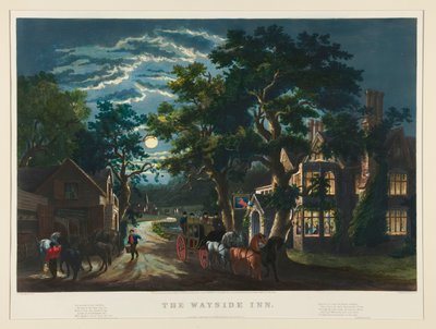 O Wayside Inn de Currier and Ives