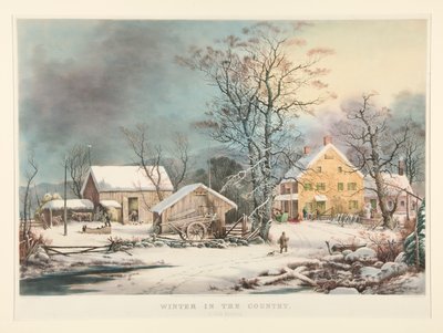 O Inverno no campo / Uma manhã fria de Currier and Ives