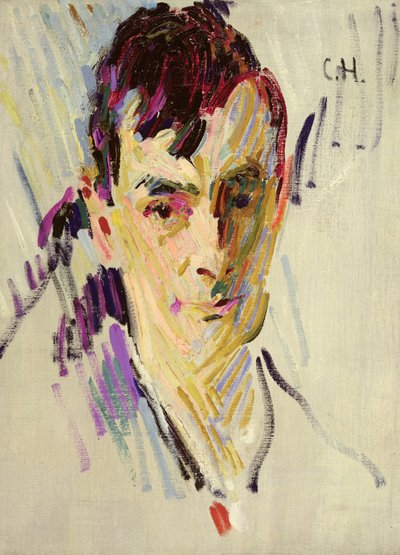 Retrato do pintor Otto Mueller, c.1914 de Curt Herrmann