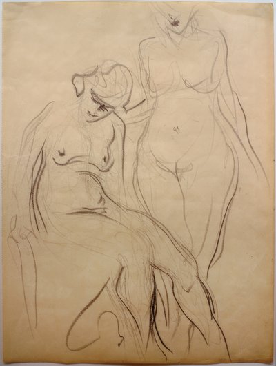 Dois nus femininos de Curt Herrmann