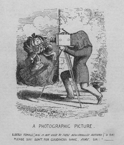 Um quadro fotográfico (litografia) de Cuthbert Bede