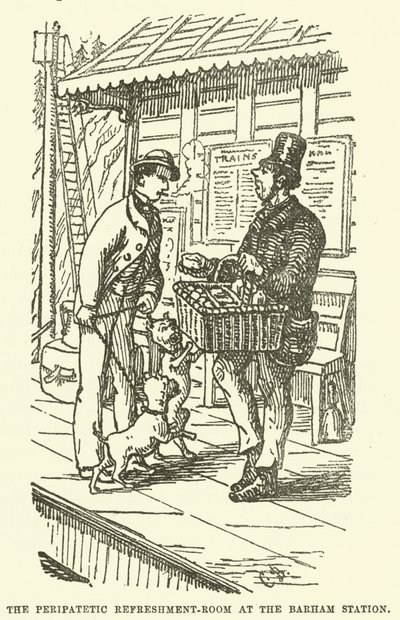 Ilustração para o pequeno senhor Bouncer e seu amigo Verde Verdant de Cuthbert Bradley