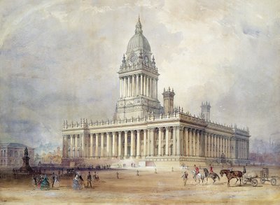 Design para a Câmara Municipal de Leeds de Cuthbert Brodrick