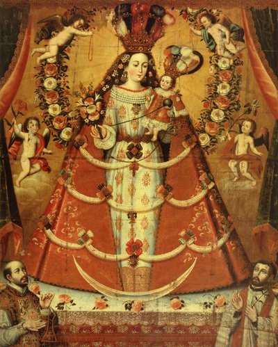 Nossa Senhora do Rosário (óleo) de Cuzco School