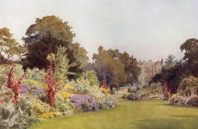 A Glade fora do gramado, Sandringham (lito colorido) de Cyril Ward