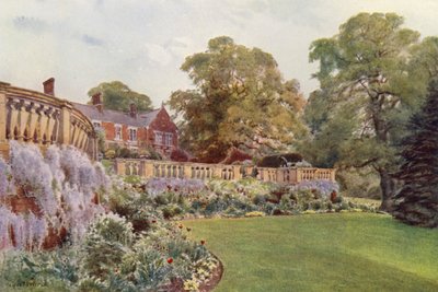 East End of the Terrace, Bagshot Park (cor litho) de Cyril Ward