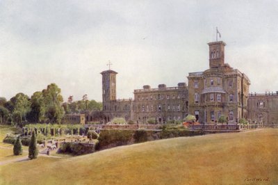 Osborne House and Terraces (lito colorido) de Cyril Ward