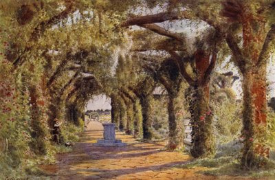 O Pergola, Sandringham (lito a cores) de Cyril Ward