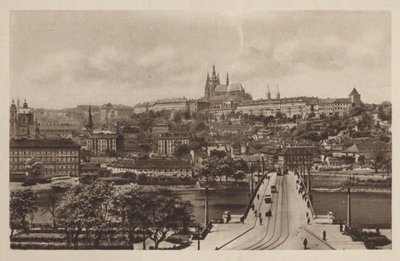 Manes Bridge e o Castelo, Praga de Czech Photographer