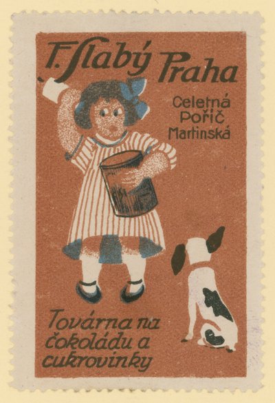 Fábrica de confeitaria de chocolate e açúcar Slaby, Praga de Czech School