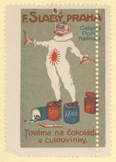 Fábrica de confeitaria de chocolate e açúcar Slaby, Praga de Czech School