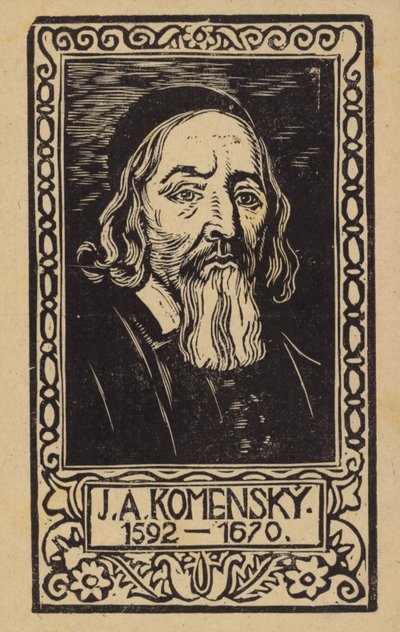 John Amos Comenius (1592-1670), professor, educador e escritor checo de Czech School