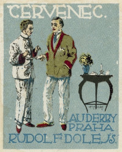 Julho. Au Derby Rudolf Dole moda, Praga de Czech School