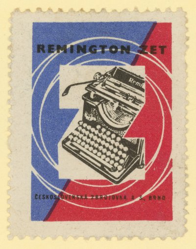 Máquinas de escrever Remington de Czech School