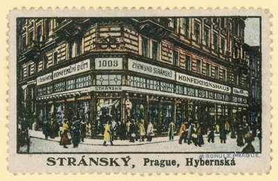Confeiteiros Stransky, Rua Hybernska, Praga de Czech School
