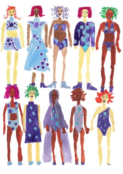 Roupa de praia de Daisy de Villeneuve