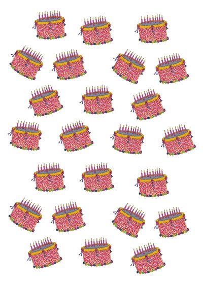 Bolo de aniversário de Daisy de Villeneuve