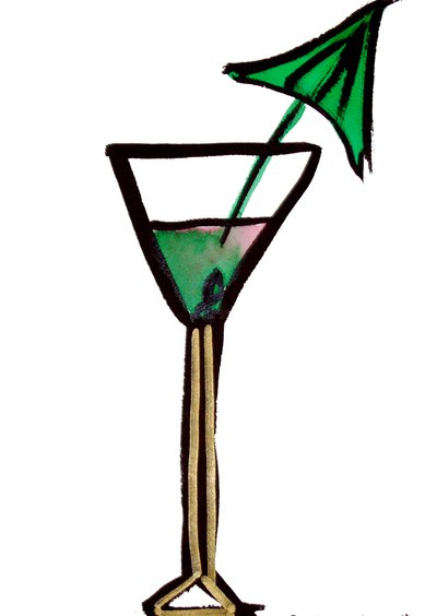 Copo de cocktail de Daisy de Villeneuve