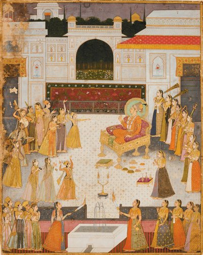 Uma atuação nocturna para o Maharaja Abhai Singh de Dalchand