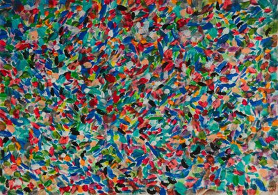 Pinceladas abstratas vibrantes de Dale Hefer