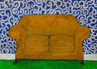 Sofá aconchegante para a sala de estar de Dale Hefer & Family