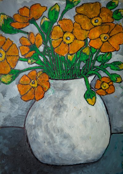 Vaso rústico para flores de laranjeira de Dale Hefer & Family