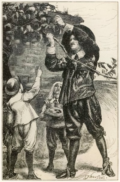 Os meninos de Christian começaram a comer "do progresso do peregrino deste mundo, àquele que está para vir" por John Bunyan de Dalziel Brothers