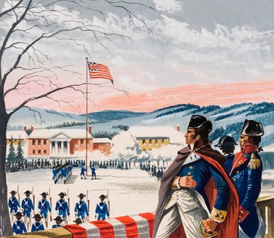 As forças americanas que cercavam Boston durante a Guerra da Independência hastearam uma nova bandeira em Prospect Hill de Dan Escott