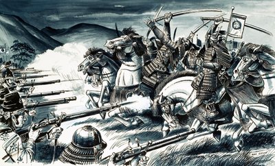 A batalha de Nagashino em 1575 de Dan Escott