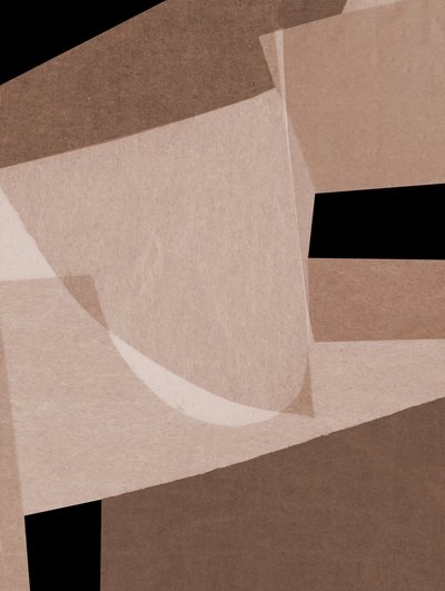 Colagem abstrata de Dan Hobday