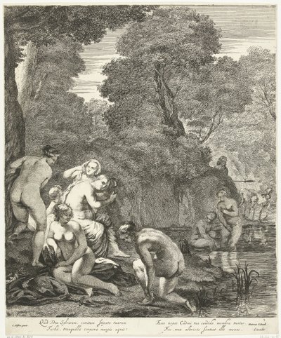 Diana e suas ninfas descobertas por Acteon de Dancker Danckerts